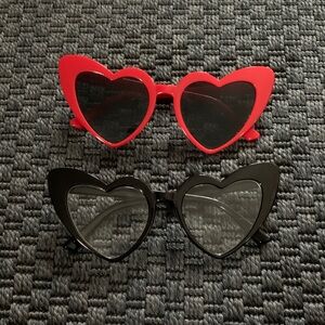 2x heart sunglasses